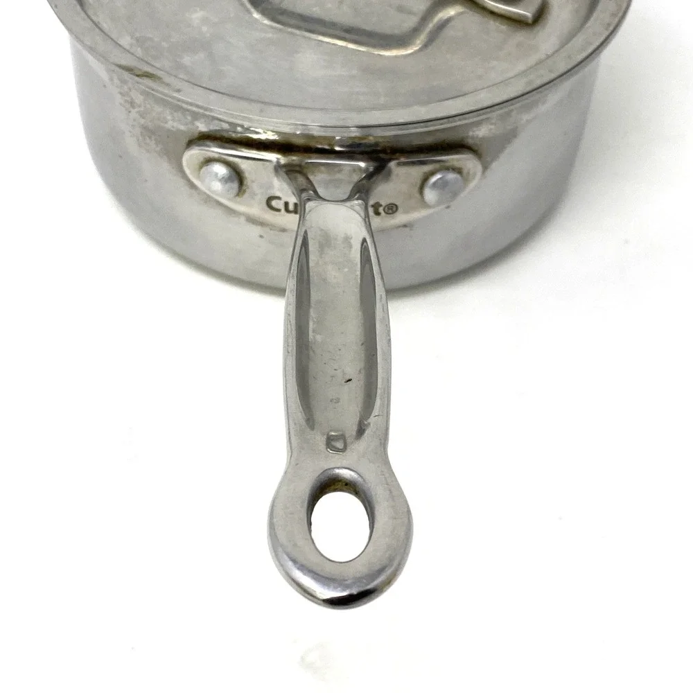 Cuisinart Saucepan + Lid Cover MCP19-16 Stainless Steel 1.5 Qt Induction‎ Ready